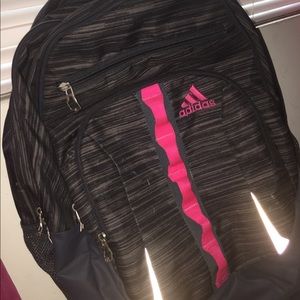 Adidas Pink/ Grey Backpack